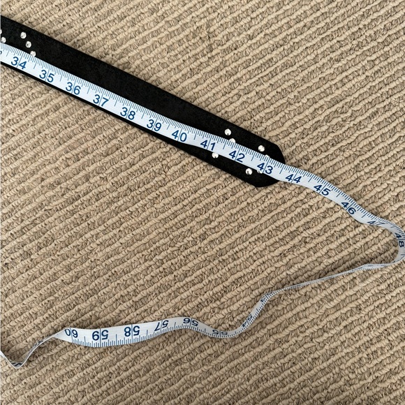 Embellished leather belt - Picture 4 of 4